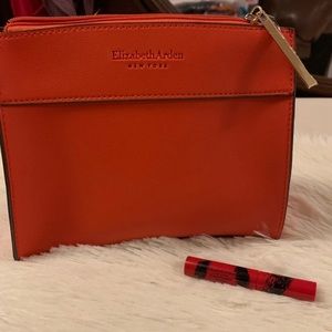 Elizabeth arden makeup bag & mascara